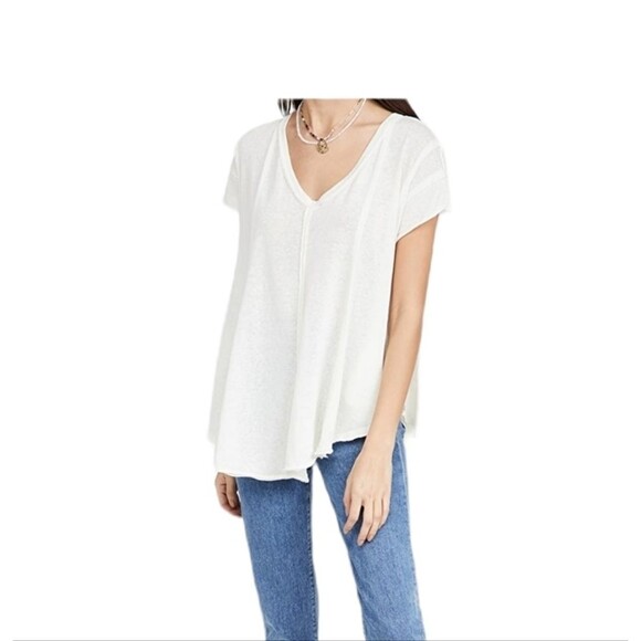 FREE PEOPLE Sammie Tee Size XSMALL - Picture 7 of 12